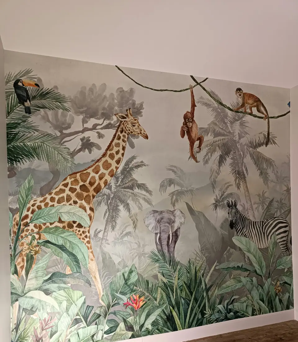 Panoramique jungle, pose terminée