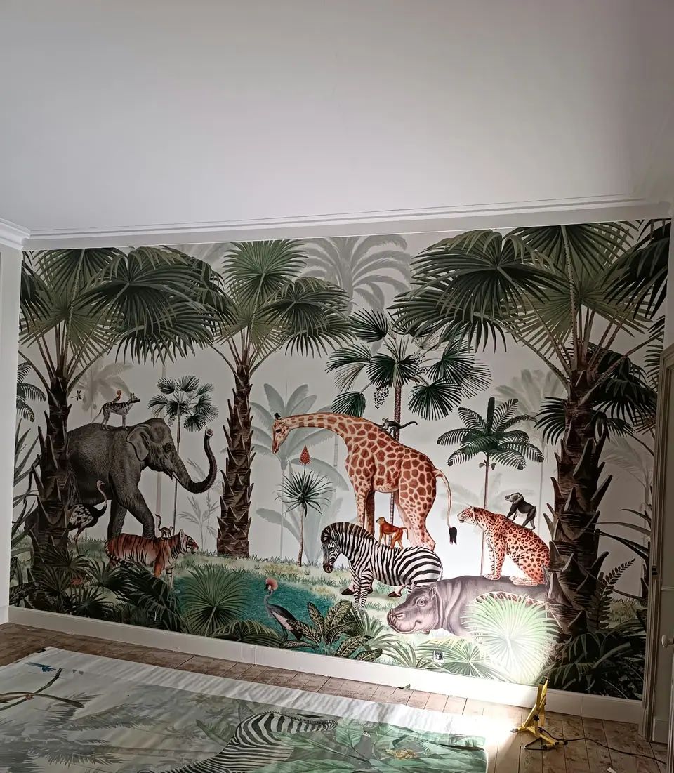 Panoramique jungle mis en lumière